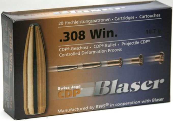 .308 Win CDP 10.7g / 165grs