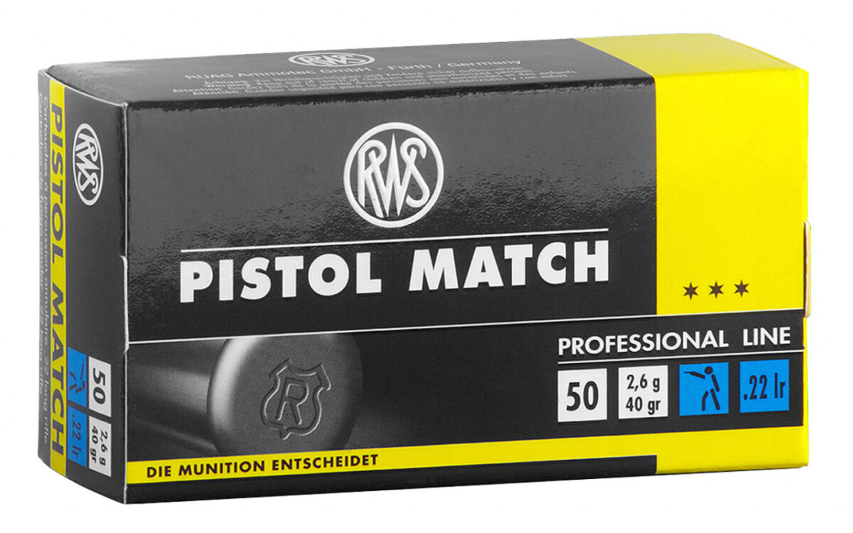 .22LR Pistol Match Pro Line 2.6g / 40grs