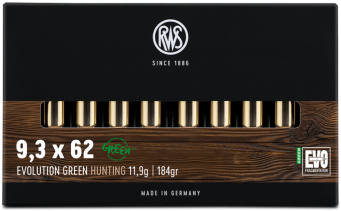 9,3x62 EVO Green 11.9g / 184grs