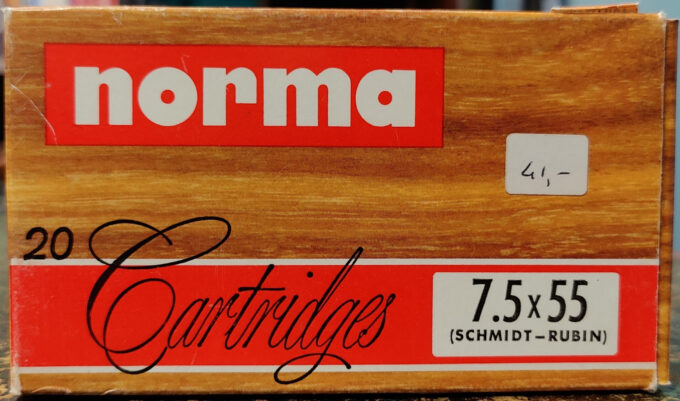 7,5x55 Soft Point SWISS 11.6g / 180grs