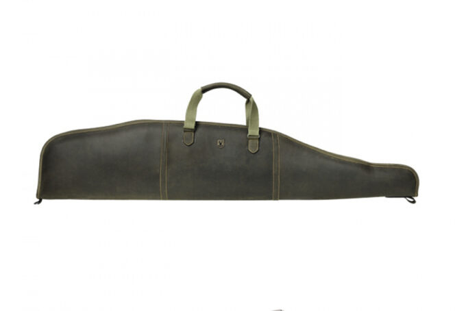 Fourre en cuir pour fusil avec organe de visée - 110cm
