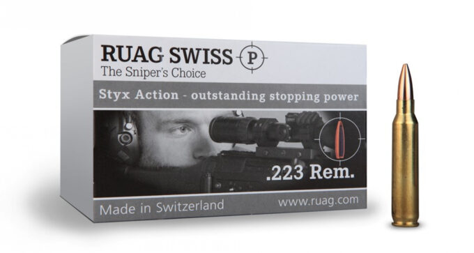 .223 Rem Swiss P Styx Action 4.5g / 69grs