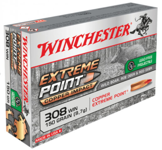 .308 Win Extr Point Copper Impact  Green 9.7g / 150grs