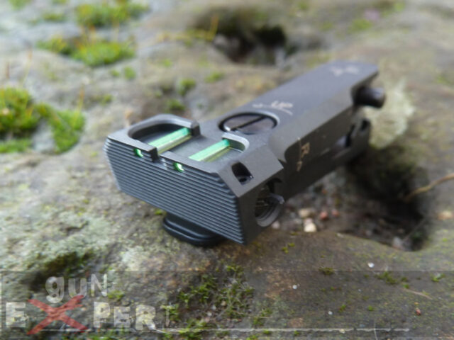 Adjustable rear Sight Target fiber VZ 58