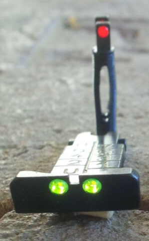 Optical Fiber Set VZ 58 Front Red / Rear Green