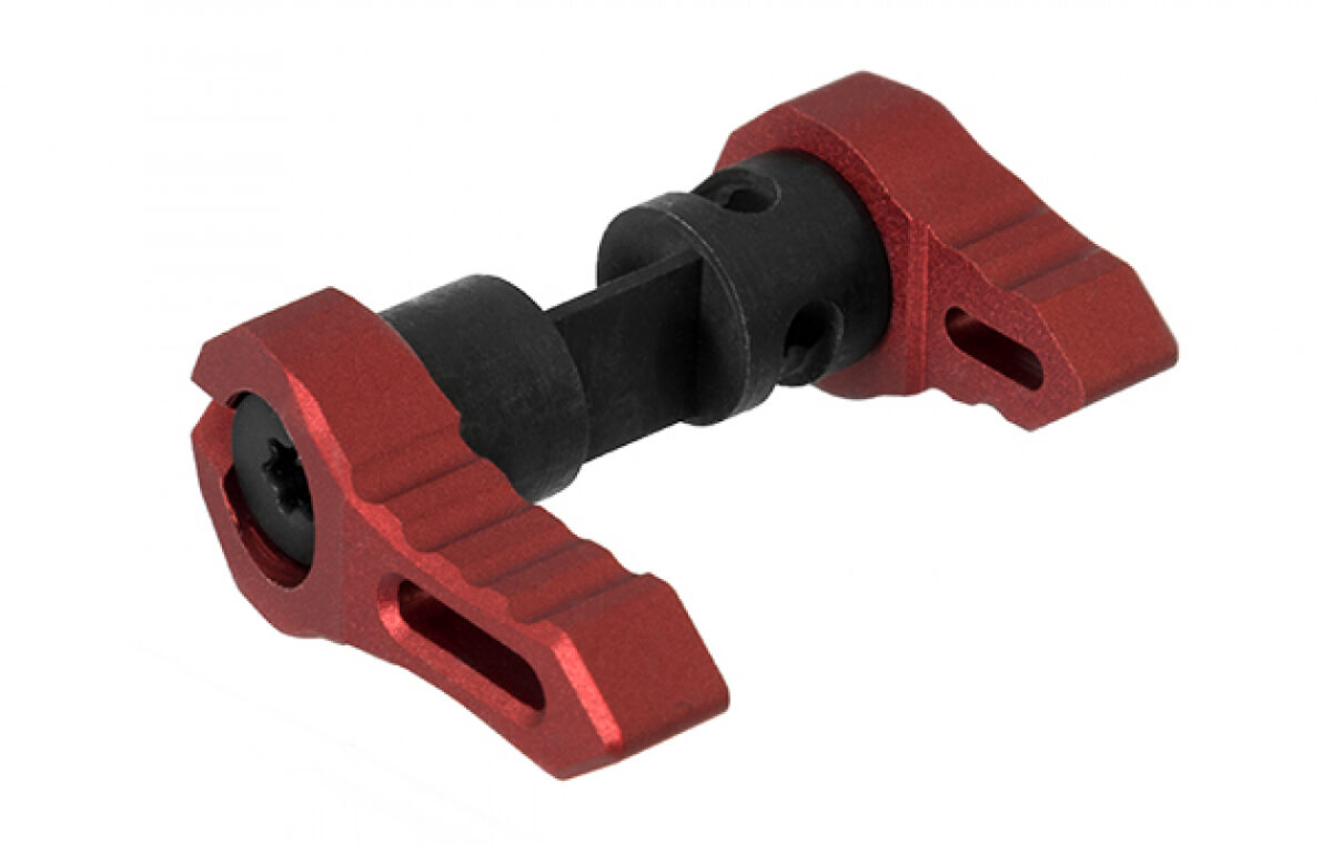 AR15 Ambidextrous 45/90 Safety Selector Red