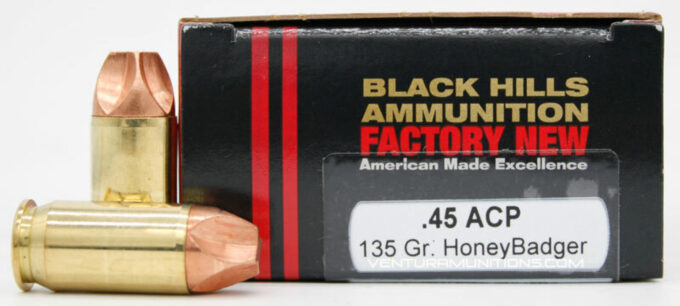 .45 ACP Honey Badger 8.75g / 135grs