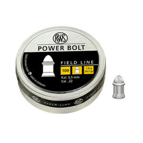 5.5mm Diabolo Power Bolt 1.6g / 24.7grs