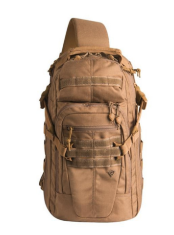 Coyote Crosshatch Sling Pack - Green/Beige