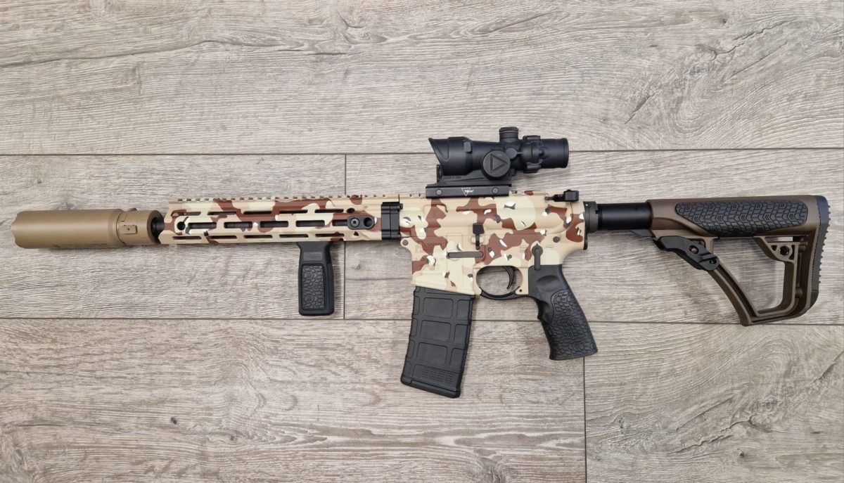 DDM4 V7s CHOCOLATE CHIP CERAKOTE FINISH