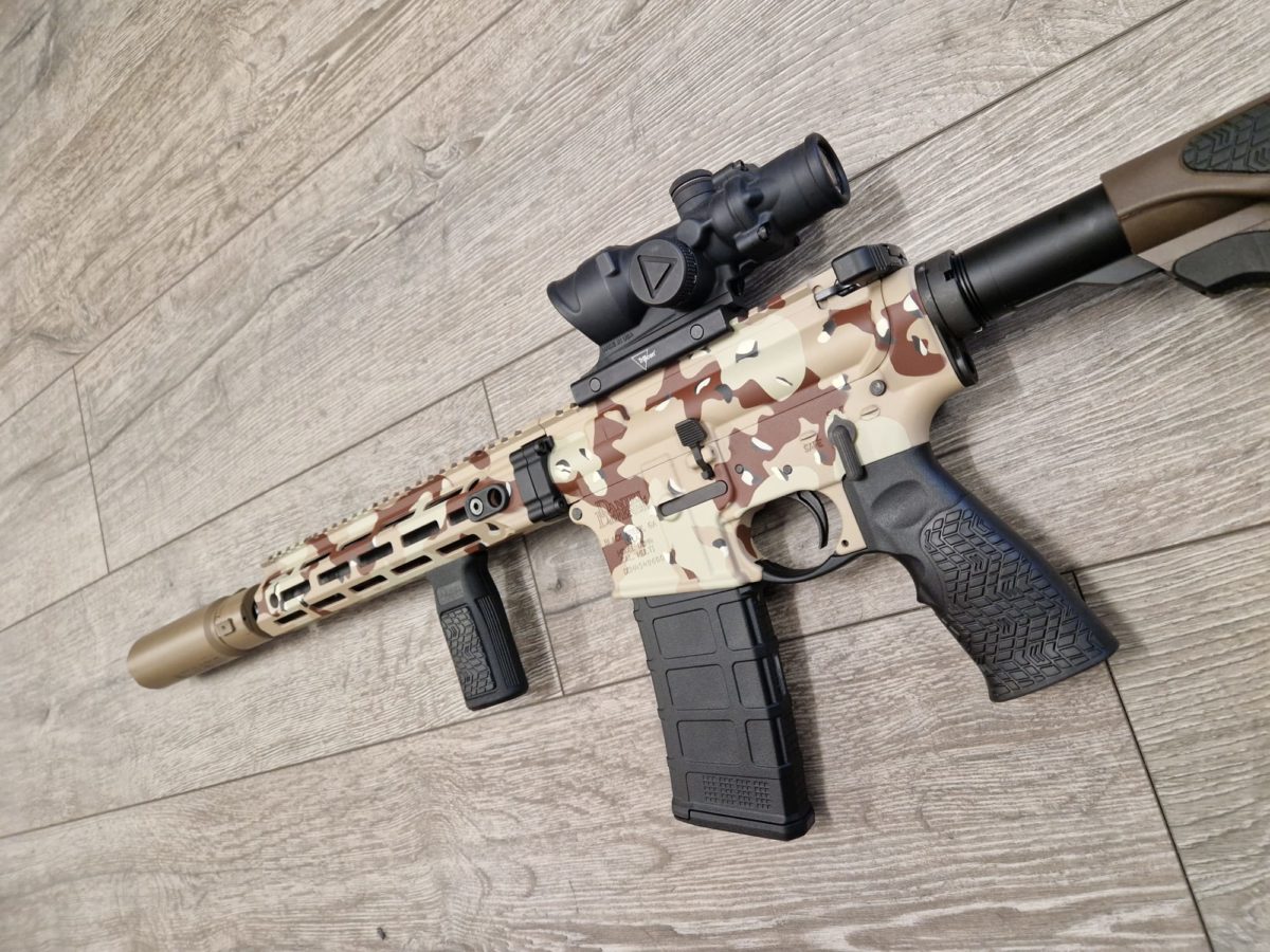 DDM4 V7s CHOCOLATE CHIP CERAKOTE FINISH
