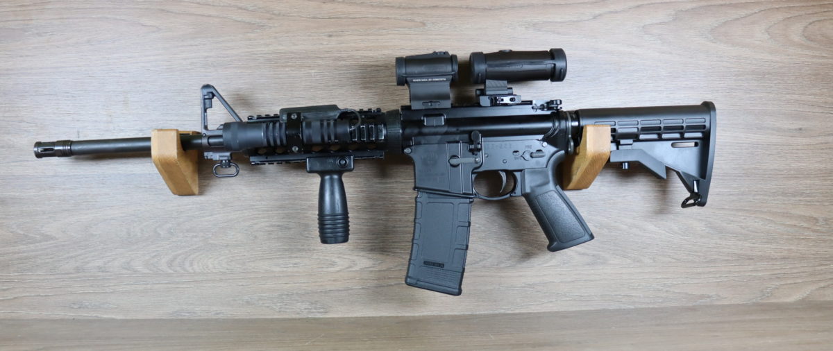 AR 15 + Set optique/Magnifier
