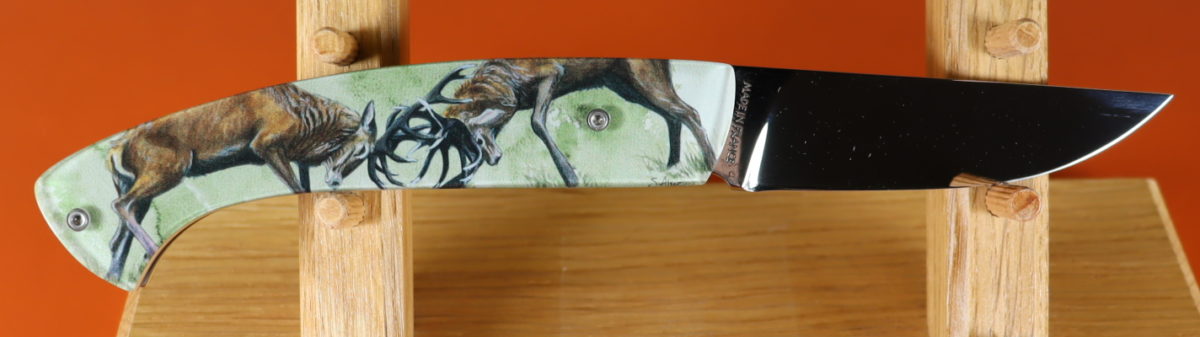 Coffret couteau / Cerf Alsace