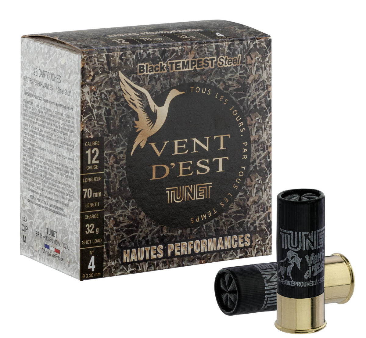 12/70 Black Tempest HP N°4A / 3,25mm / 32 g