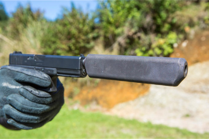 OD UTU 2 Pistol 9mm Titanium M13.5x1 LH