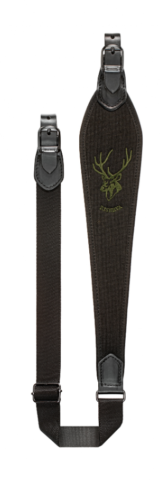 Bretelle En Cordura Noir Animaux Brodée