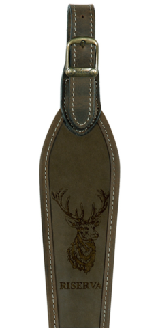 Bretelle Pour Carabine En Cuir Avec Motif