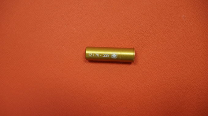 Canon à insert 12/70 pour 22lr avec canon rayé