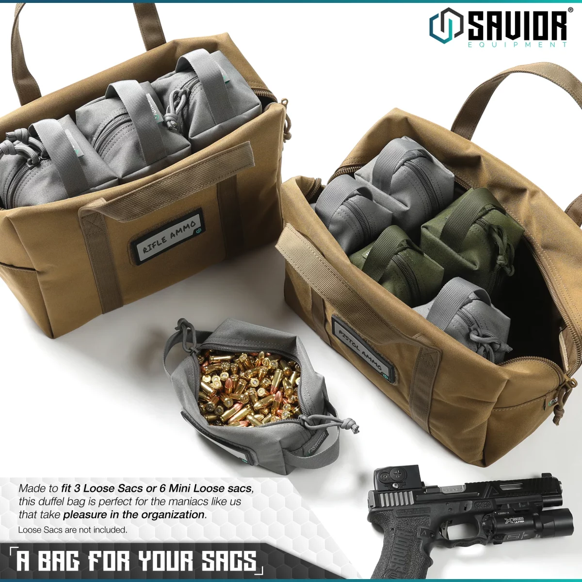 Hauler Duffle Bag - BLACK - FDE - WOODLAND - TIGER STRIPE