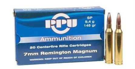 7 Rem Mag SP 9.4 g / 145 grs