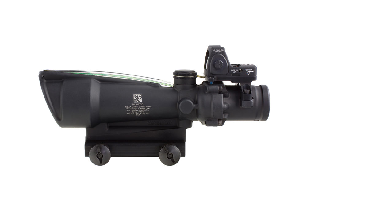 ACOG 3.5x35 Green LED .223 Chevron & Red Dot RMR 3.25 MOA type 2