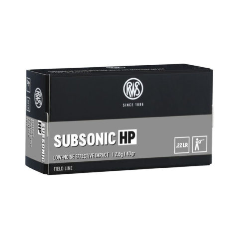 22 LR Field Subsonic HP 2.6 g / 40 grs