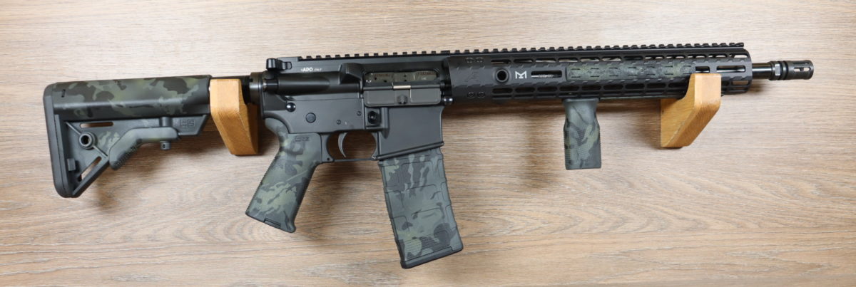 AR15 M5 14.5'' Black Kite + Garde main aero