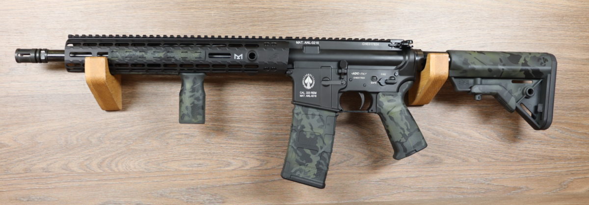 AR15 M5 14.5'' Black Kite + Garde main aero