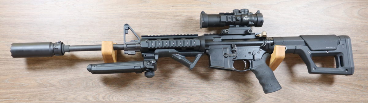 AR556 + Lunette + Silencieux(option)
